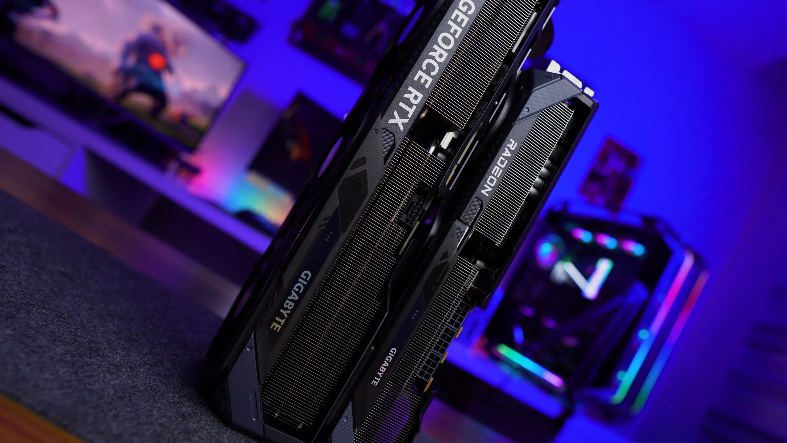 RX 9070 XT and RTX 5070 Ti graphics cards
