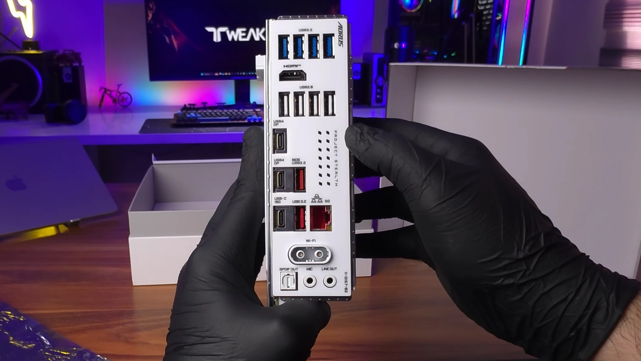 X870 STEALTH ICE IO PANEL
